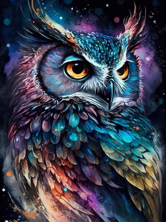 Colorful Owl | Diamond Painting