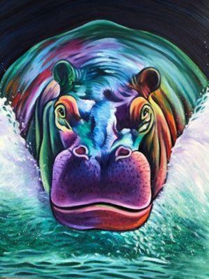 Hippo | Diamond Painting