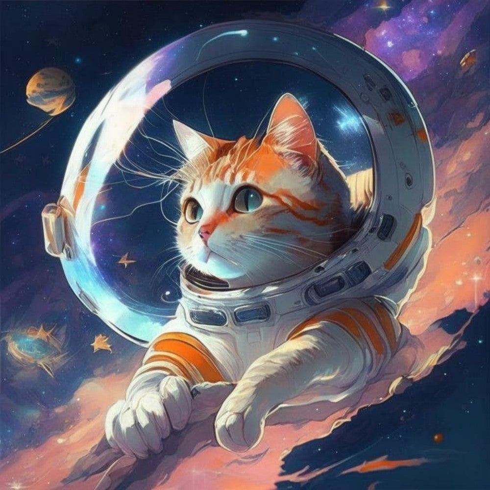 Cats in Space | Diamond Painting