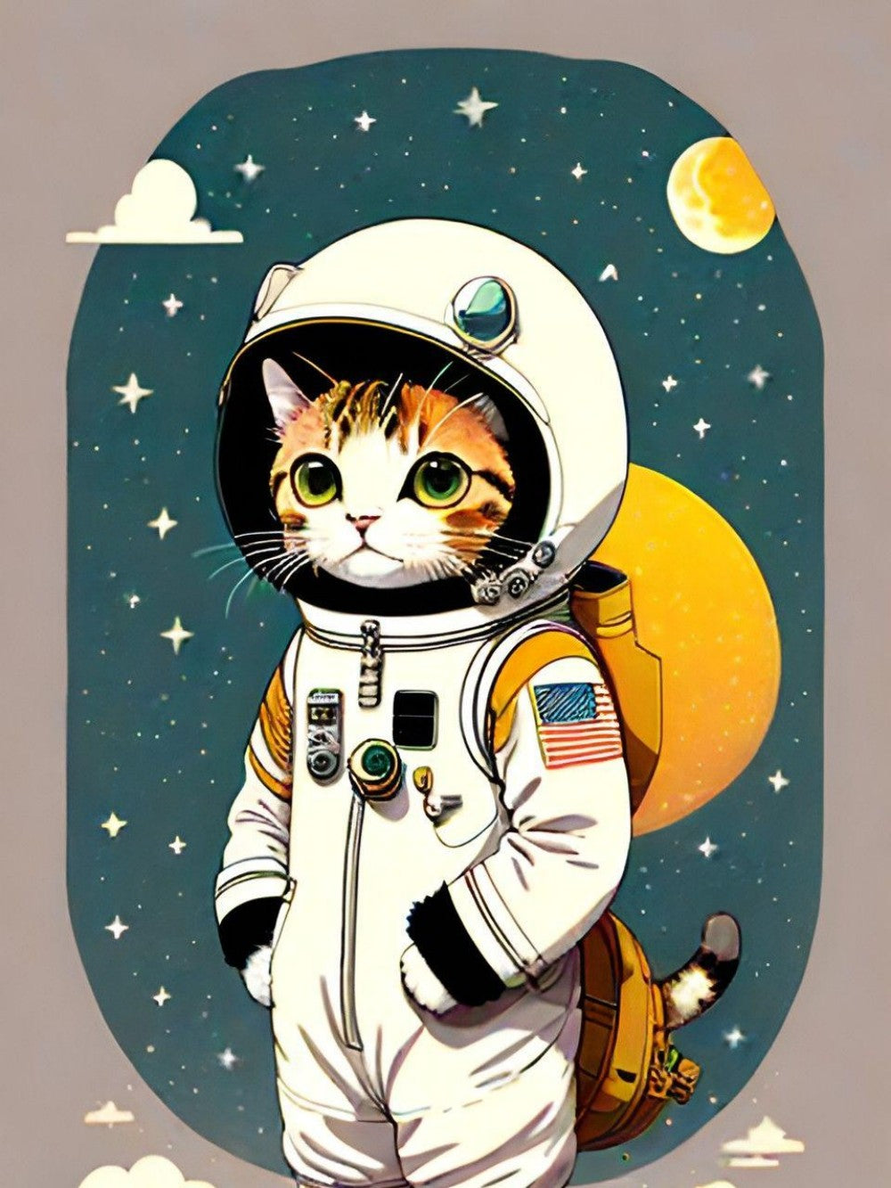 Cats in Space | Diamond Painting