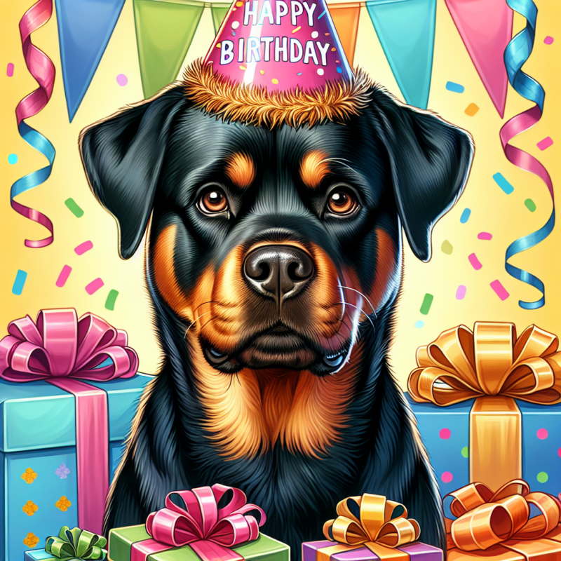 Rottweiler Dog | Diamond Painting