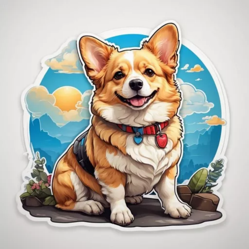 Corgi Dog | Diamond Painting