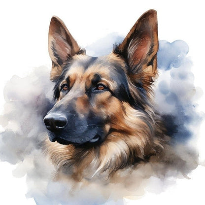Dog German Shepherd | Diamond Painting