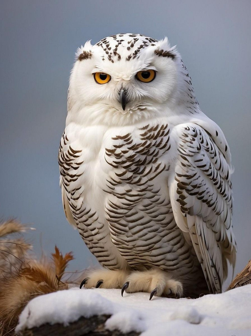 Snowy owl (White Owl) | Diamond Painting