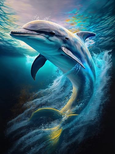 Dolphin | Cross Stitch Embroidery
