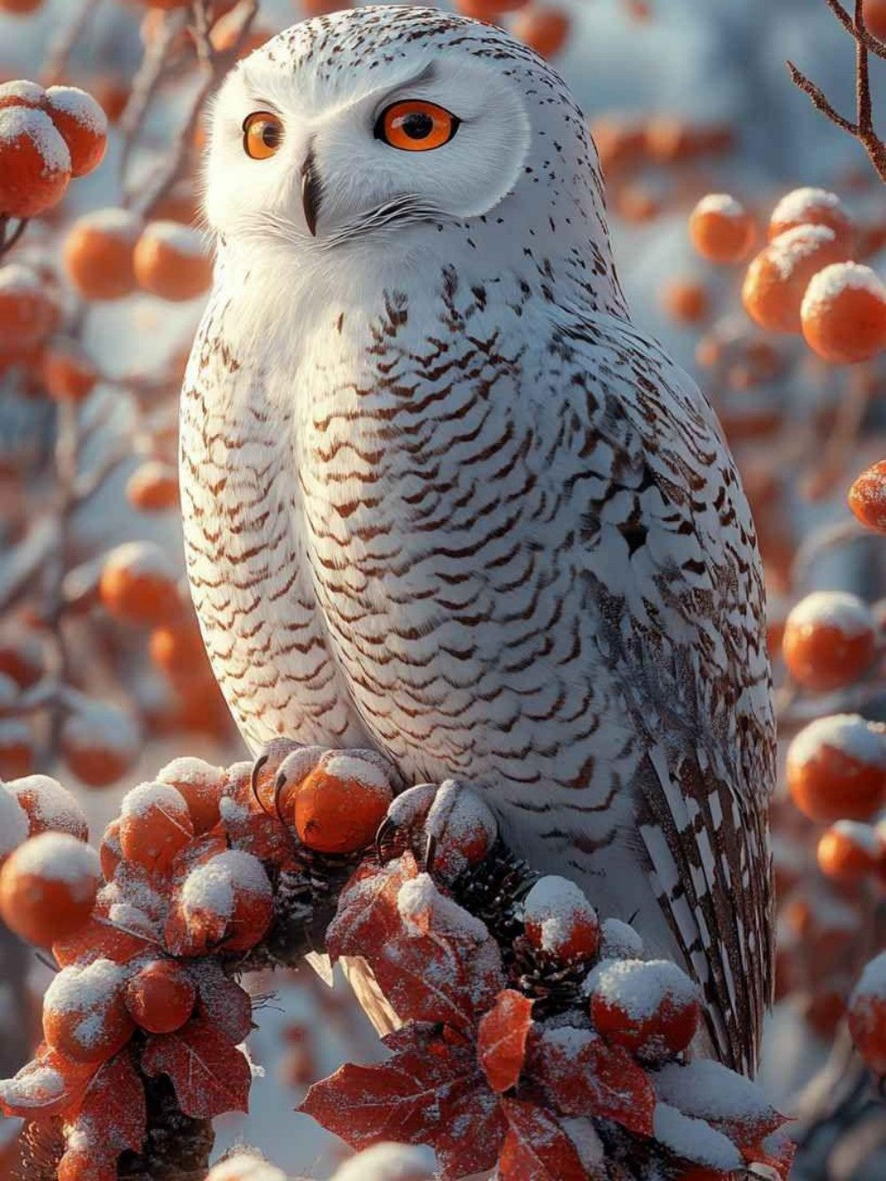 Snowy owl (White Owl) | Diamond Painting