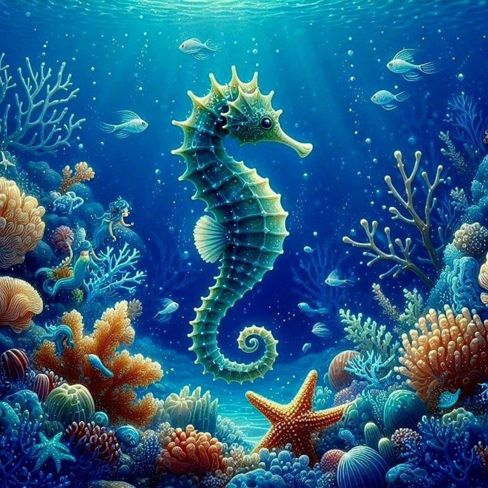 Seahorse | Diamond Painting