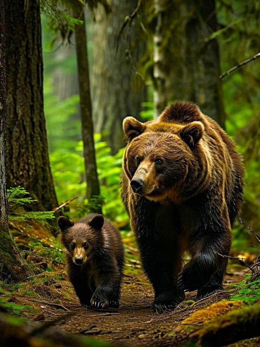 Brown Bear | Diamond Painting