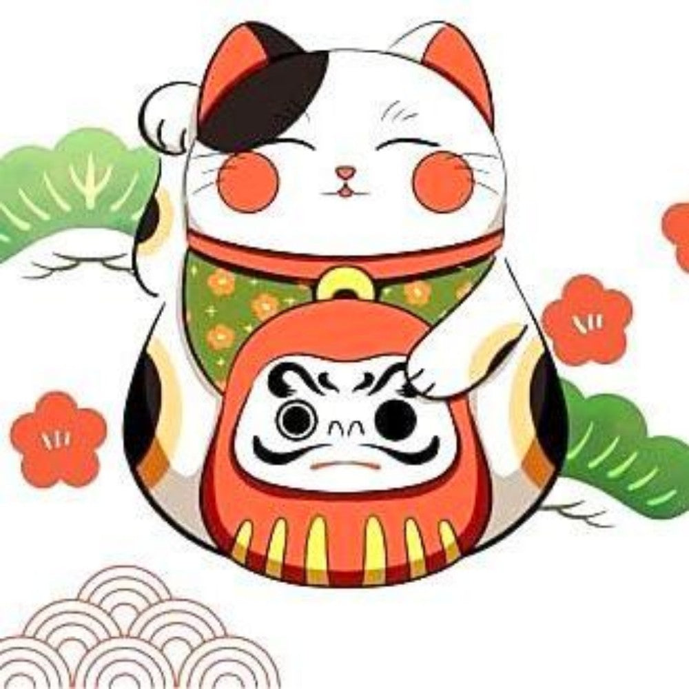 Bell Lucky Cat | Diamond Painting