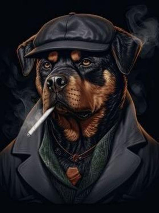 Rottweiler Dog | Diamond Painting