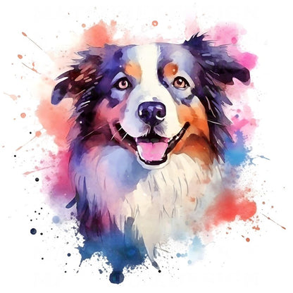 Dog Border Collie | Diamond Painting
