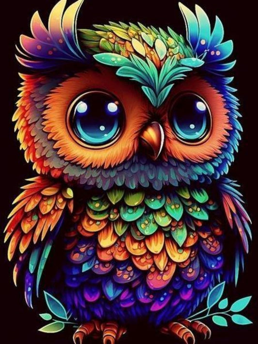 Colorful Owl | Diamond Painting