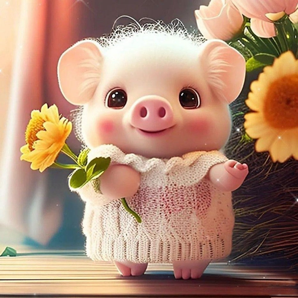 Pig | Diamond Painting