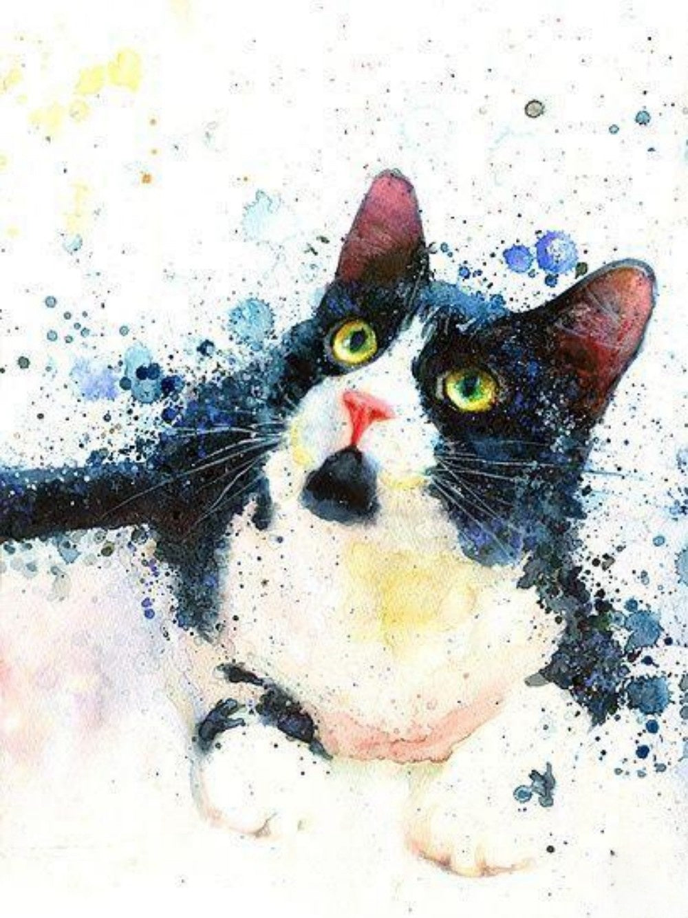 Tuxedo Cat  | Diamond Painting