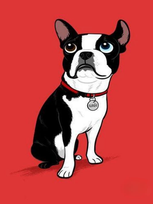 Boston Terrier Dog | Diamond Painting