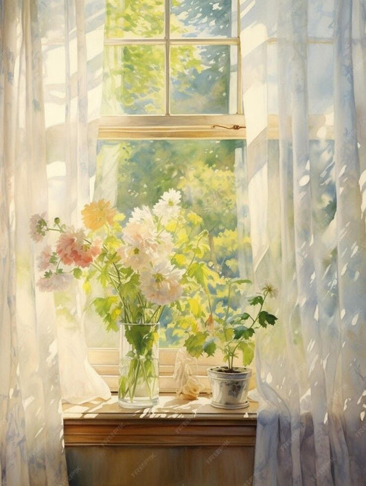 Window Landscape | Diamond Painting
