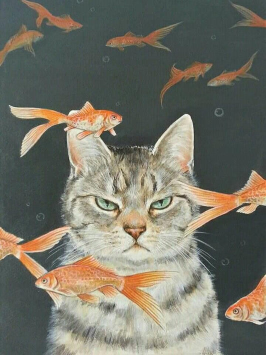 Cat Fish | Diamond Painting