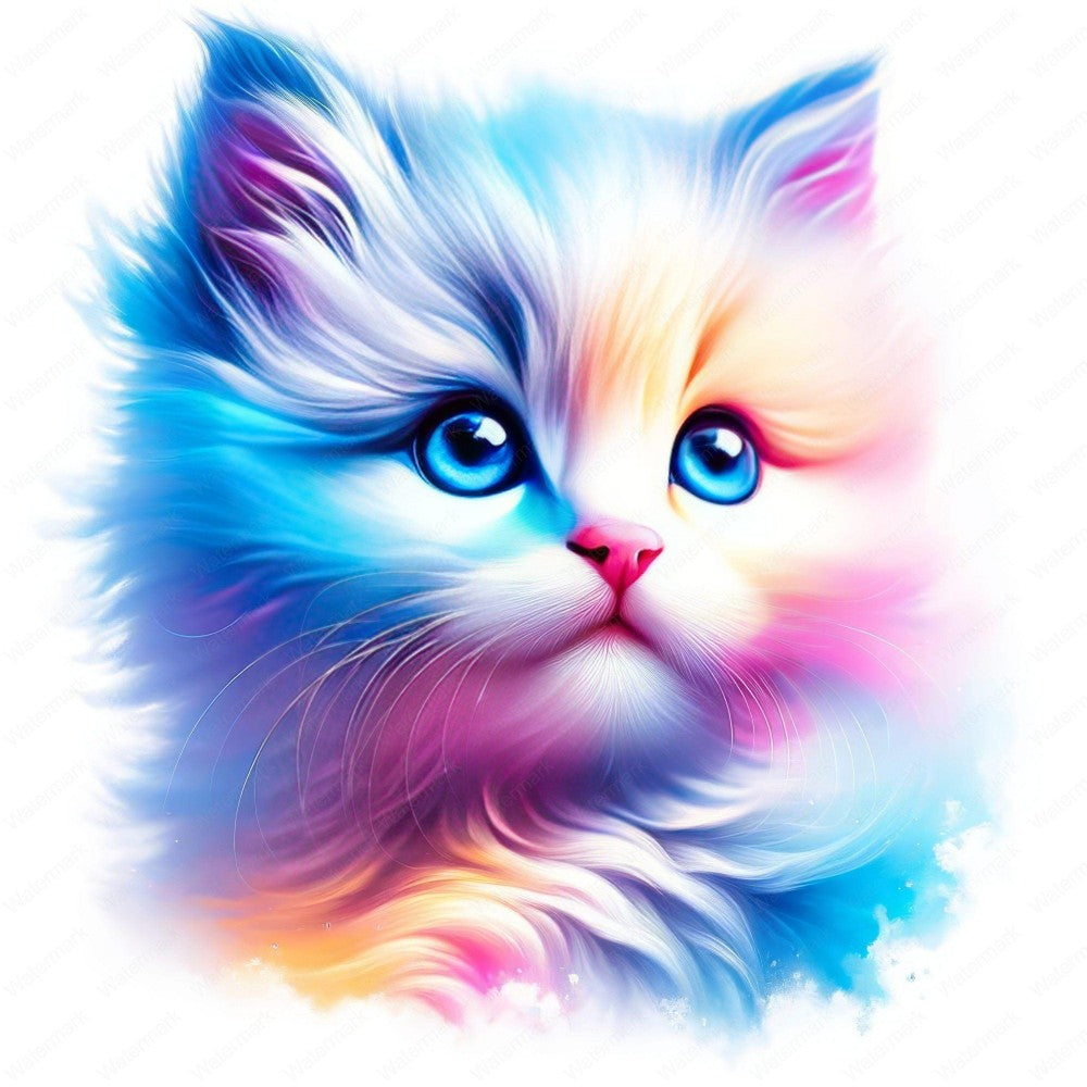 Colorful Cat | Diamond Painting