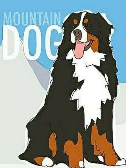 Bernese Mountain Dog | Diamond Painting