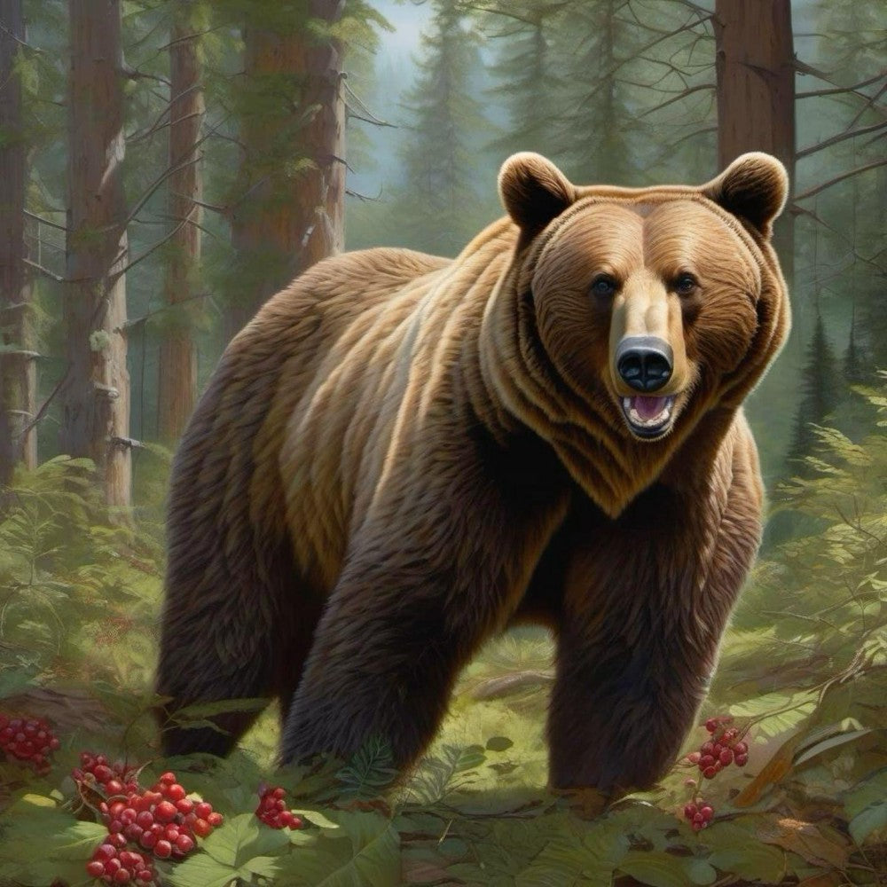 Brown Bear | Diamond Painting