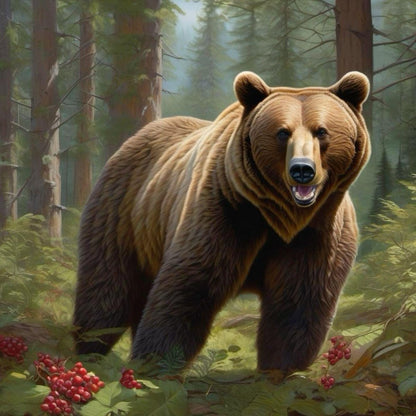 Brown Bear | Diamond Painting