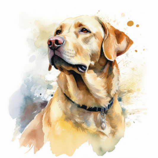 Yellow Labrador Dog | Diamond Painting