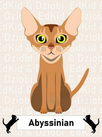 Abyssinian Cat | Diamond Painting