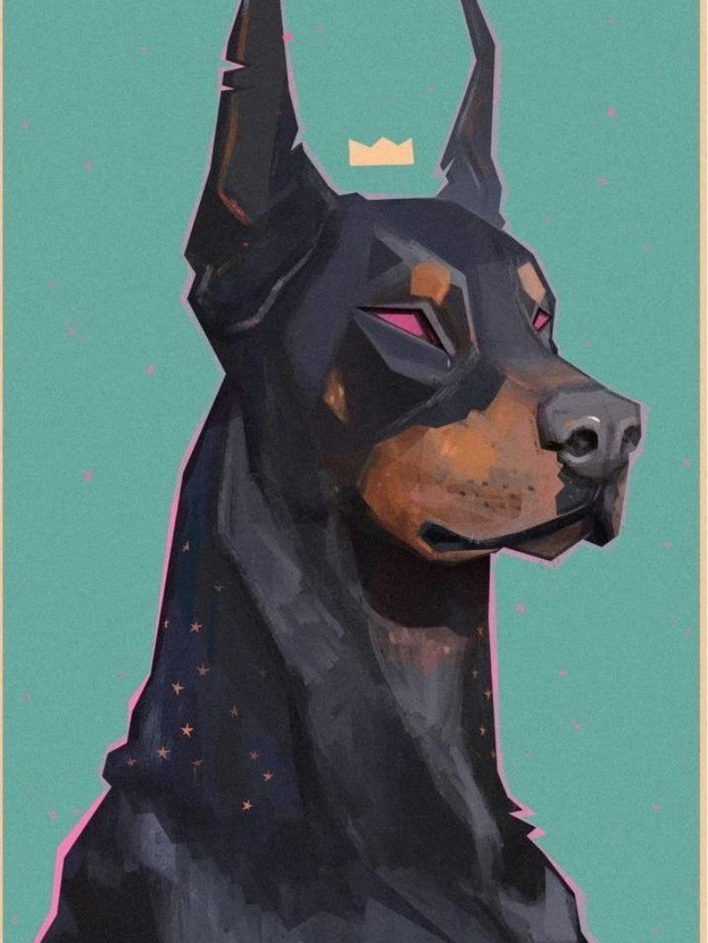 Dog Doberman | Diamond Painting