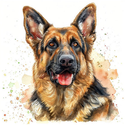 Dog German Shepherd | Diamond Painting