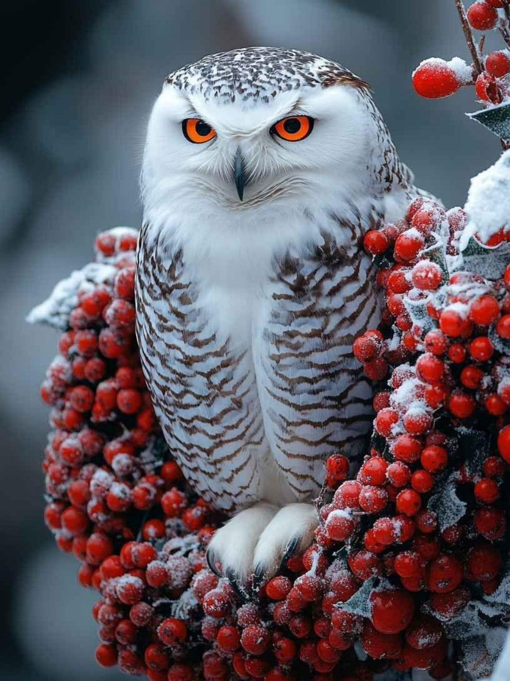 Snowy owl (White Owl) | Diamond Painting