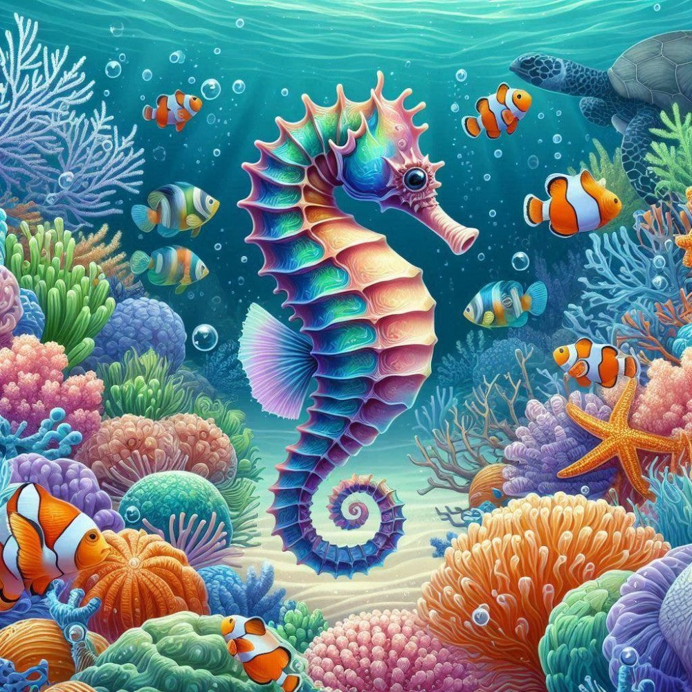 Seahorse | Diamond Painting
