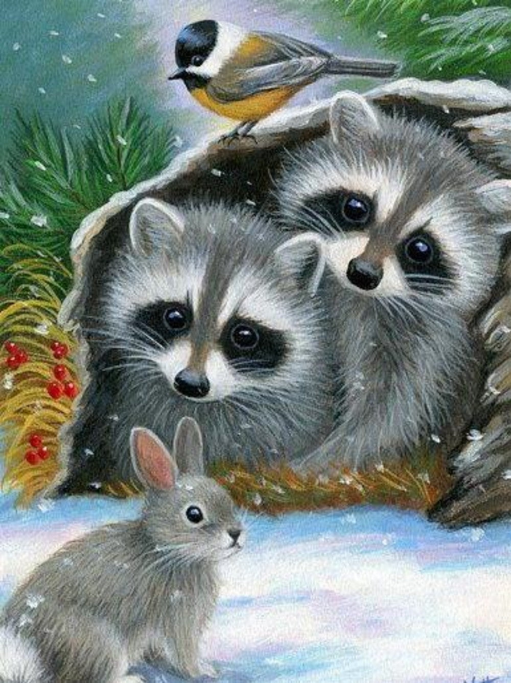 Raccoon | Diamond Painting