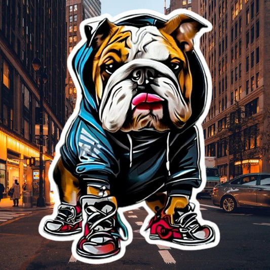 Dog English Bulldog | Diamond Painting