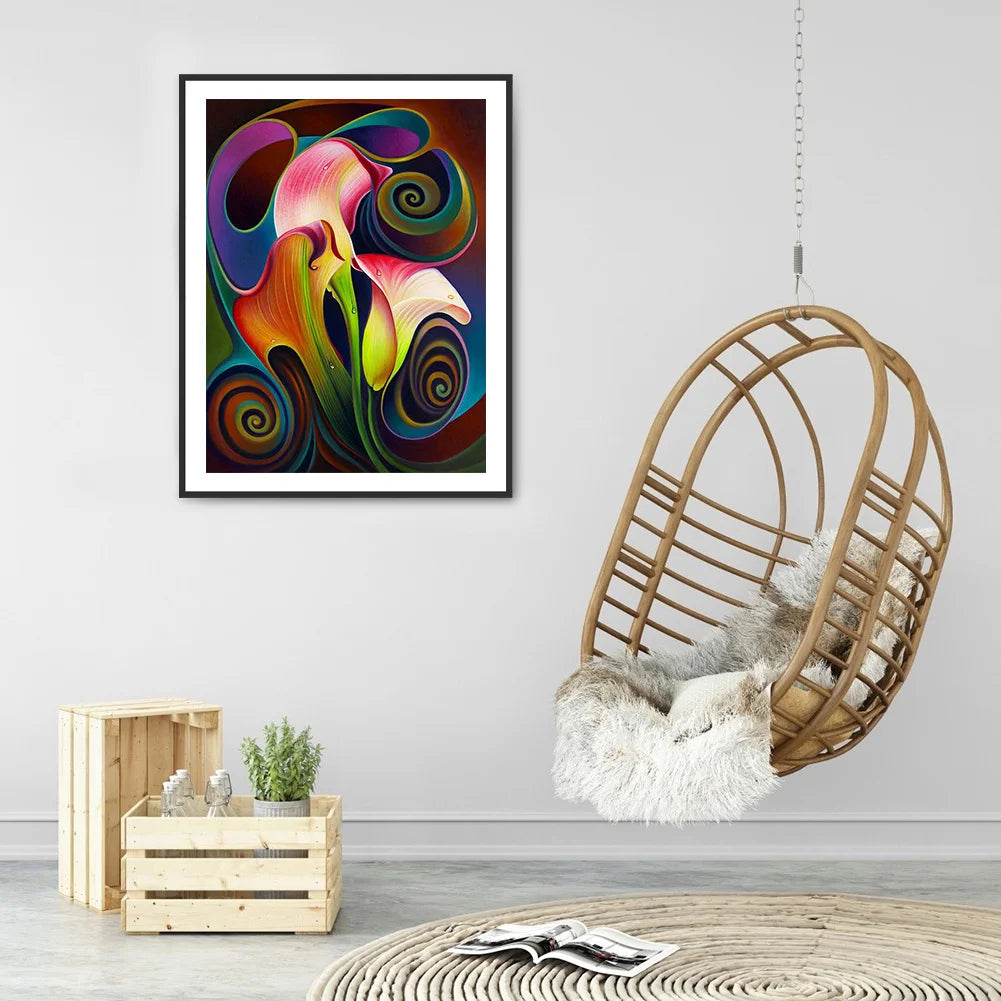 Abstract Flower | Diamond Painting