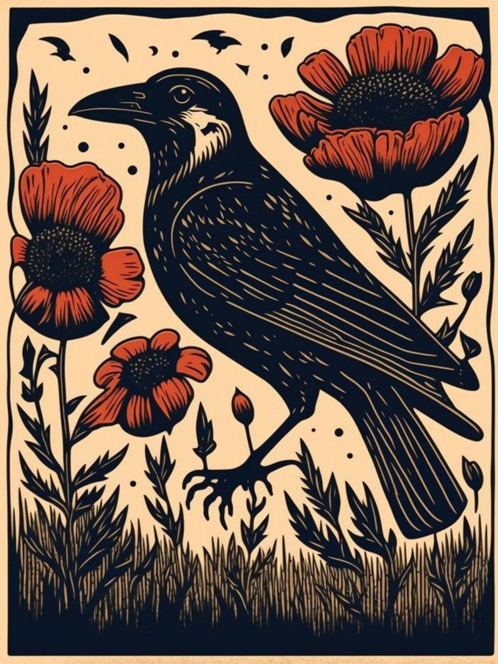 Crow | Diamond Painting