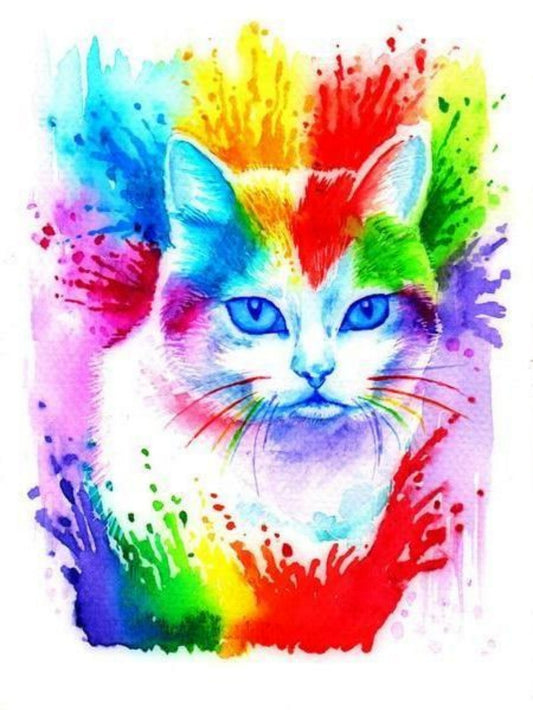 Colorful Cat | Diamond Painting