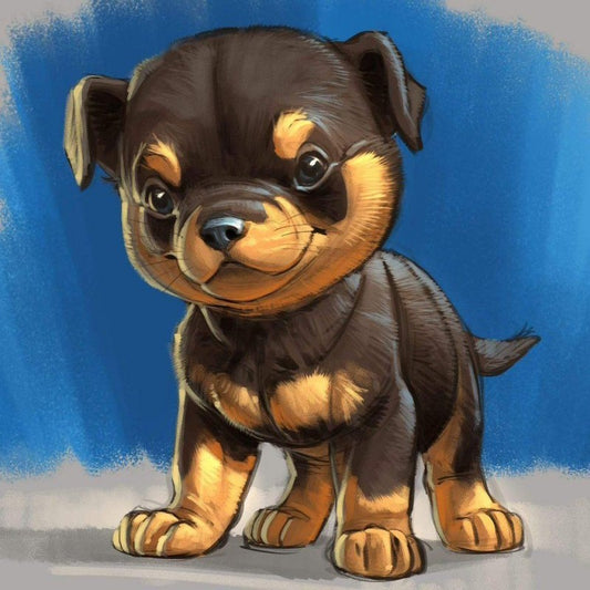 Rottweiler Dog | Diamond Painting