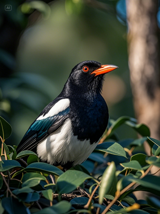 Magpie | Diamond Painting