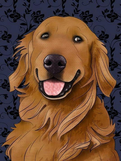 Golden Retriever Dog | Diamond Painting
