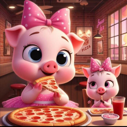 Pig | Diamond Painting