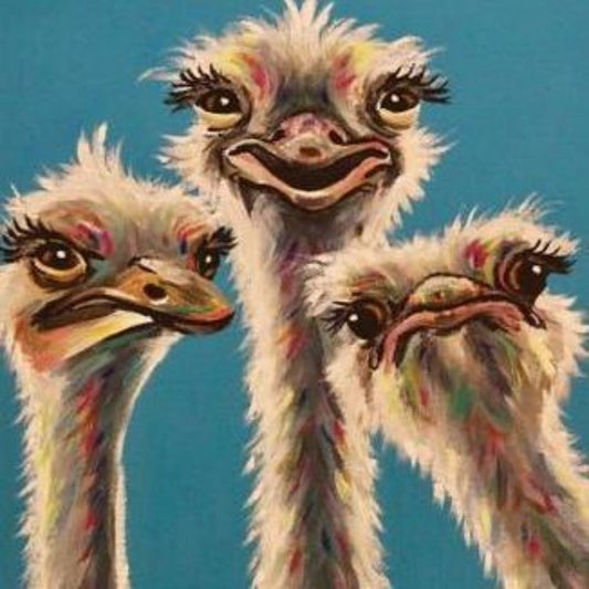 Ostrich | Diamond Painting