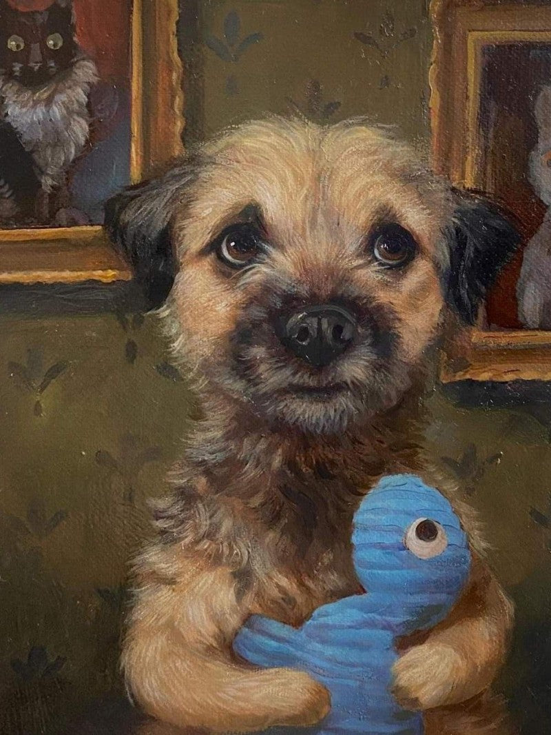 Dog Border Terrier | Diamond Painting