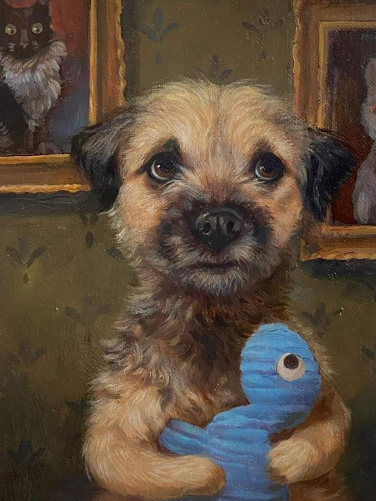 Dog Border Terrier | Diamond Painting