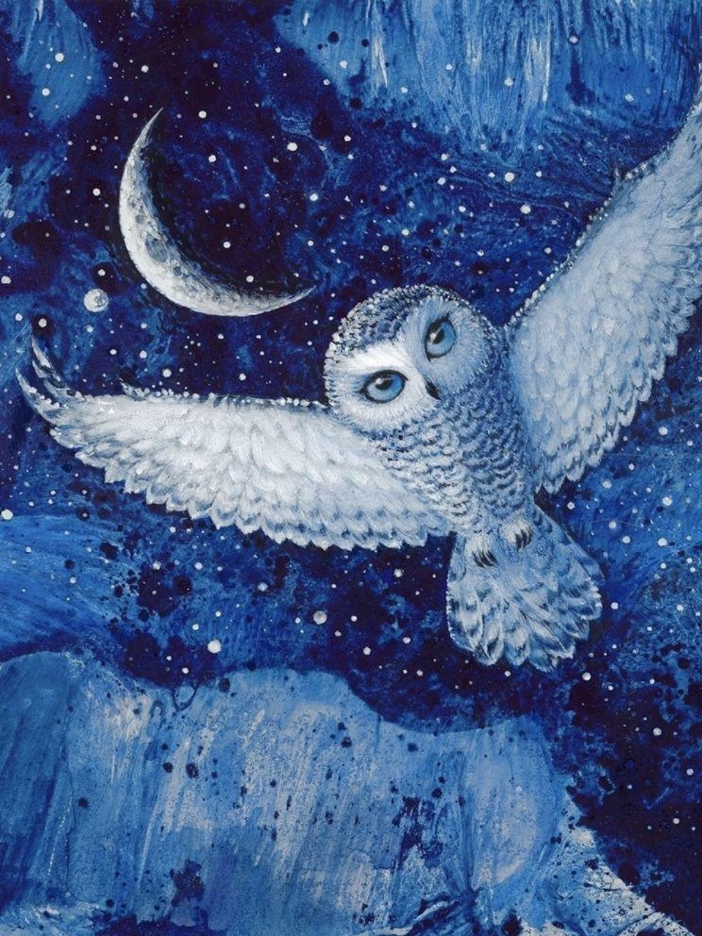 Snowy owl (White Owl) | Diamond Painting