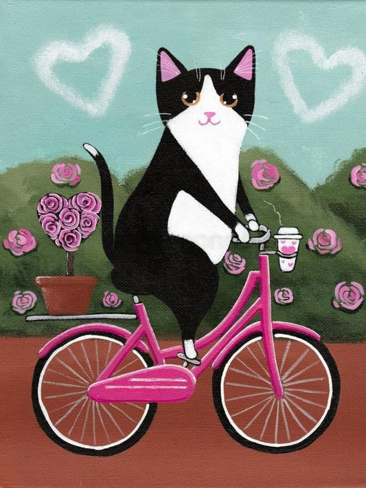 Tuxedo Cat  | Diamond Painting