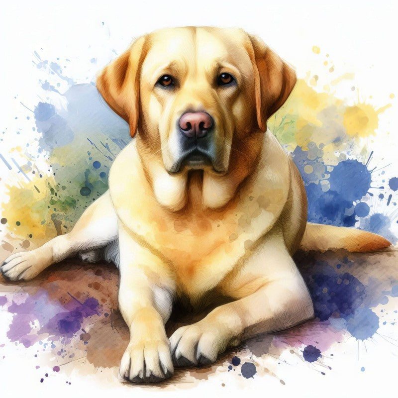 Yellow Labrador Dog | Diamond Painting