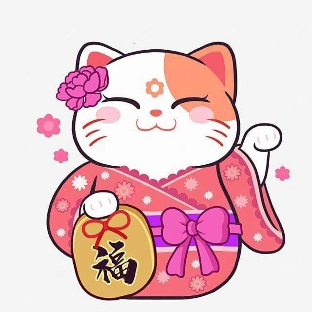 Bell Lucky Cat | Diamond Painting