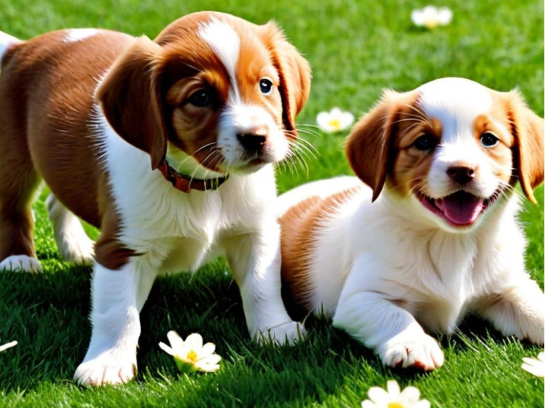 Brittany Spaniel Dog | Diamond Painting