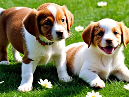 Brittany Spaniel Dog | Diamond Painting