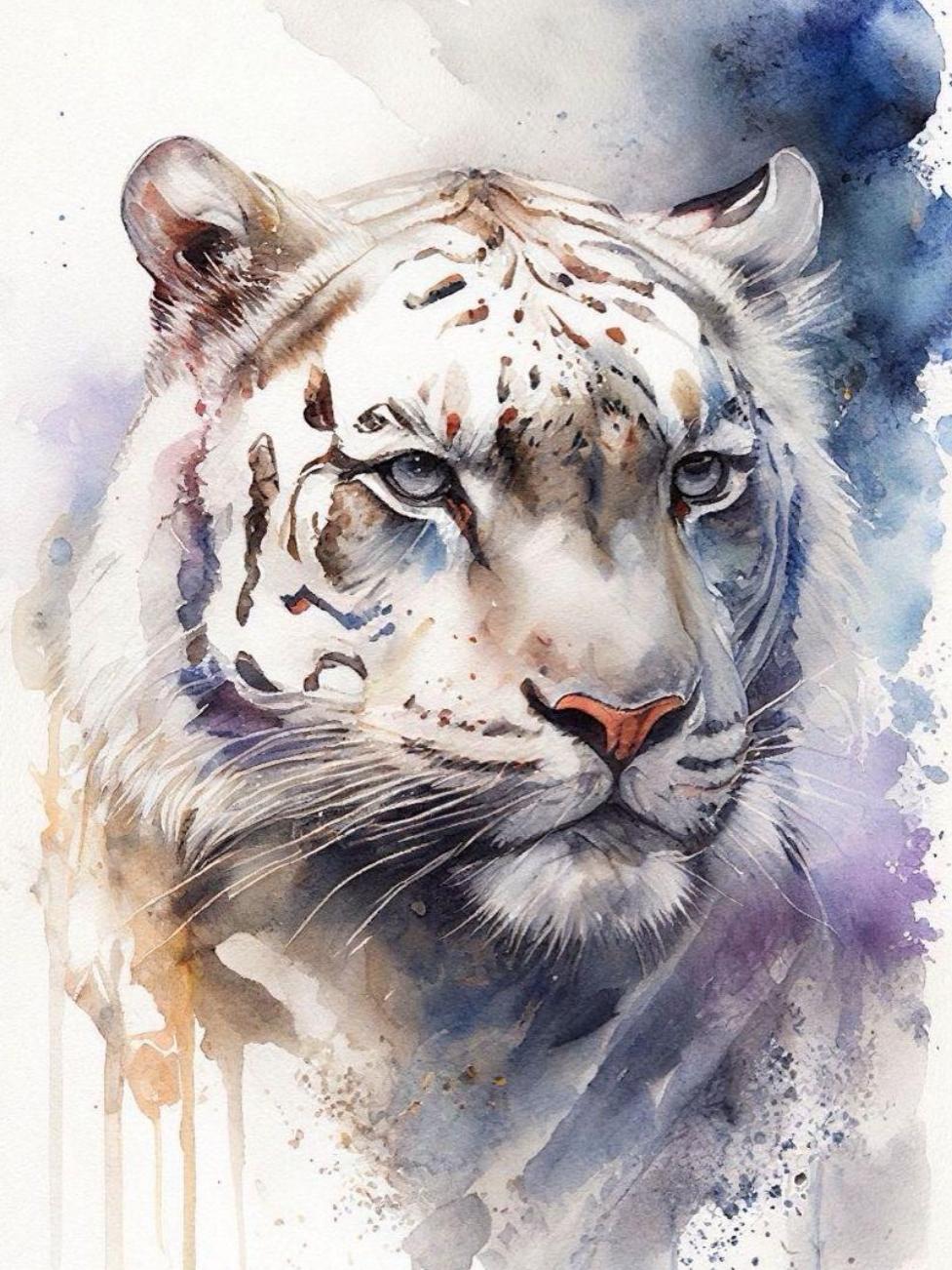 White Tiger | Diamond Painting